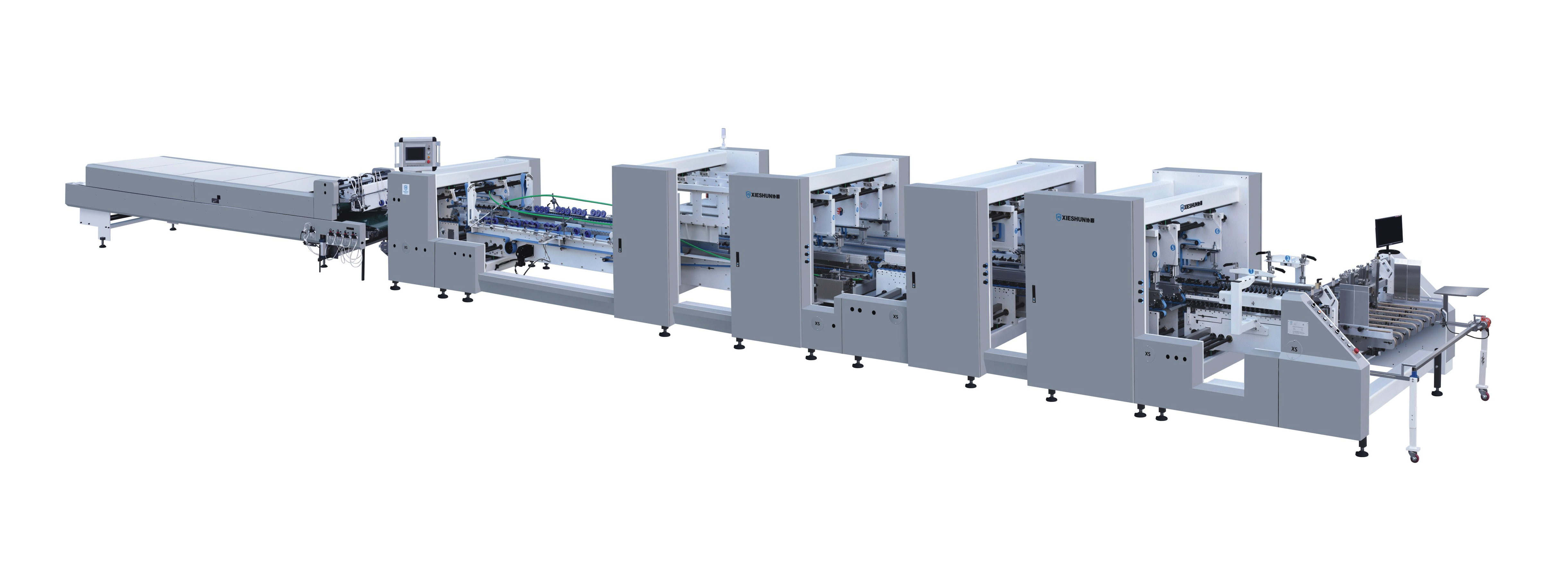 XS-M1650 1850 2000 High duty corrugated folder gluer machine Catalogue 